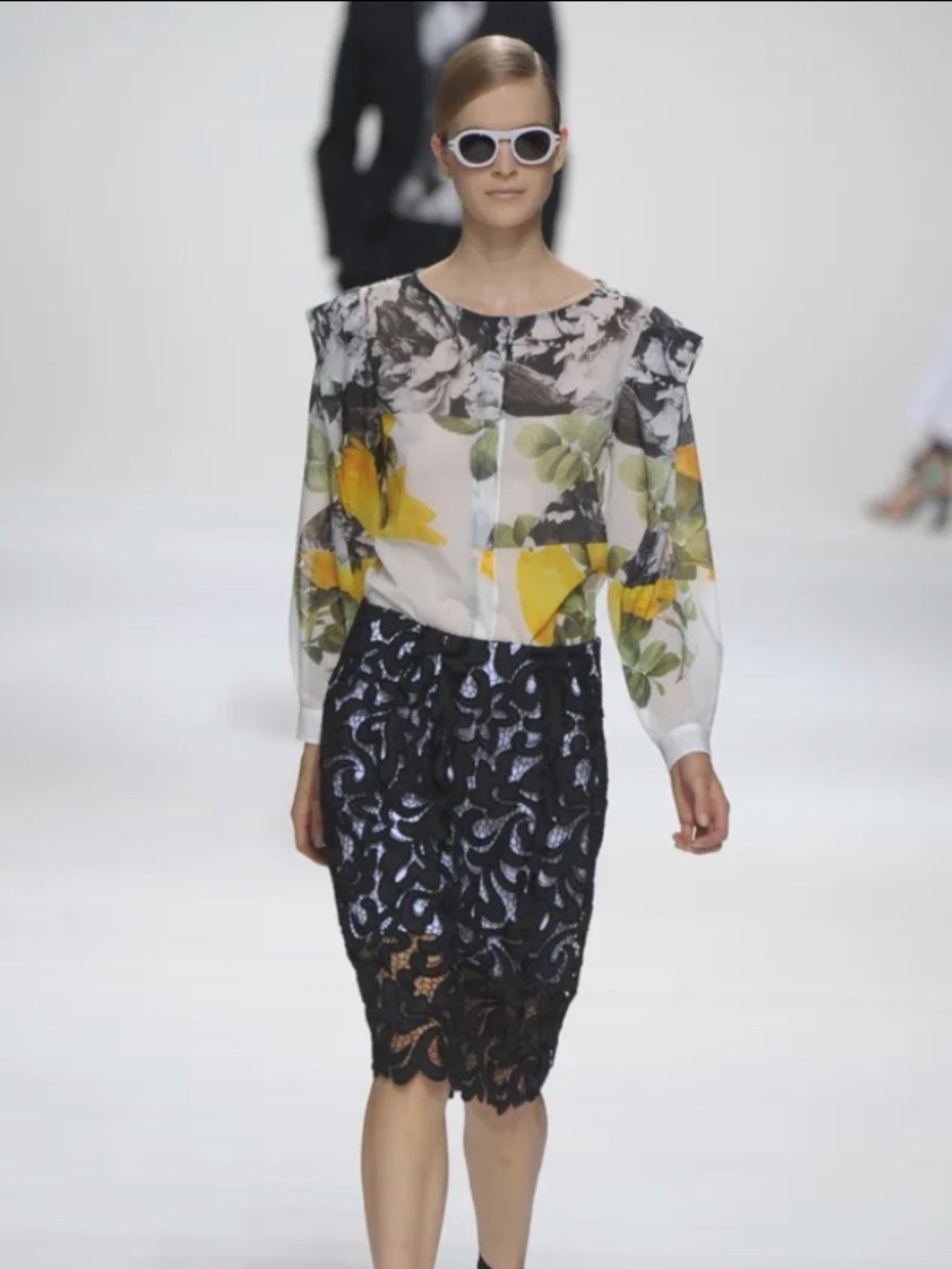 Rare Dries Van Noten 12ss Runway Button Down Top